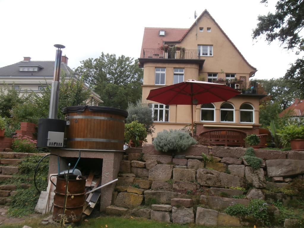 Ferienwohnung Saaleblick Halle  Buitenkant foto